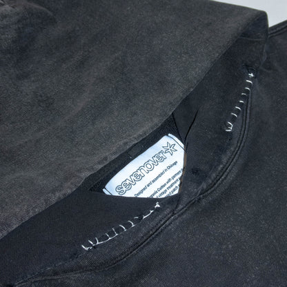 Flannel Repair Hoodie- Brown