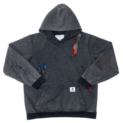 Flannel Repair Hoodie- Colorful
